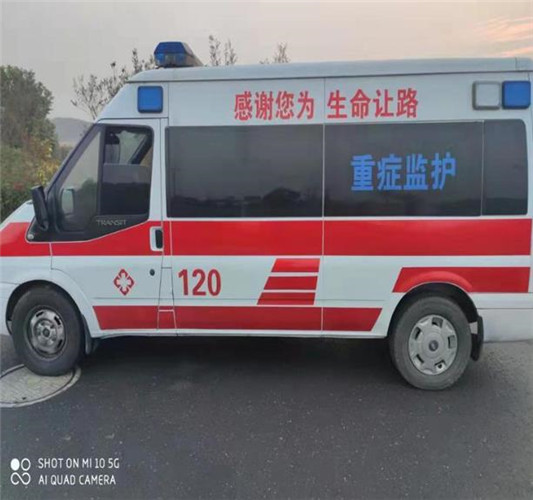 玉环救护车出租服务案例3
